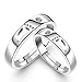 19 Likes Love Gifts Silver Metal Alloy Size Adjustable Finger Rings For Couples For Women RS.399.00