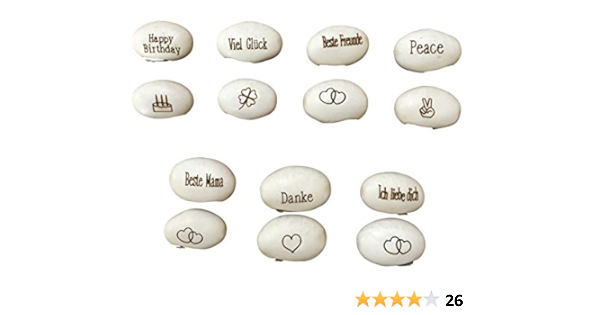 5er Set Magische Bohnen Pflanzen Geschenk Mit Deutscher Nachricht Miniatur Mit Statement Symbol Mama Papa Freunde Valentinstag Liebe Gluck Indoor Plantage Garten 5x Ich Liebe