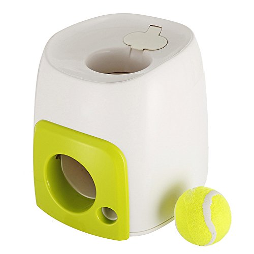 Preisvergleich Produktbild ORPERSIST Haustier-Wurfmaschine-Automatische Pitching-Maschine Lebensmittel-Undichtes Spielzeug-Haustier-Versorgungsmateria... (Mit Kleinem Ball)