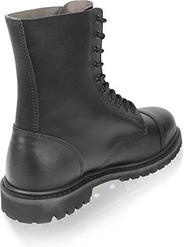 GEAR WALK Springerstiefel 10, 14 oder 30 Loch mit Stahlkappe und echtem Leder - 4