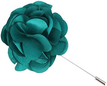 Mr Icone Lapel Pin Lapel Buttons Wedding Buttons with Flower Green