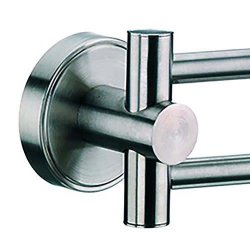 Kela 21586, Handtuchhalter zur Wandmontage, Edelstahl 18/10, 43 cm, Marbea, Silber Glänzend - 2