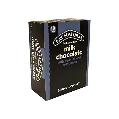 EAT NATURAL frutta bullone arachide & anacardio con latte cioccolato VE-12 pcs