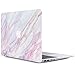 Price comparison product image iDOO Hard Case for MacBook Air 13 inch Model A1369 / A1466 - Matte Plastic Frosted Rubber Coated Protective Shell Cover - Pink Marble