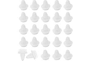 Anyasen grapas coche universal clips remaches plastico coche sujeciones de coche puerta panel grapas coche paneles ajuste parachoques clips pushpin remache 50 piezas