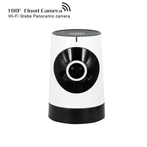 Preisvergleich Produktbild Ip-Überwachungskamera-System, 720P Hd Ip-Kamera Sicherheit Wifi Wireless, Eingebautes Mikrophon / Bewegungserkennung 360Eyes Panorama Intelligentes Zuhause Baby Monitor Plug & Play