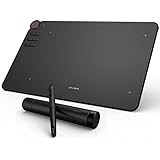 XP-PEN DECO03 - Tablet grafico a penna con rotella e pennino passivo a 8192 livelli, tablet da disegno wireless e Bluetooth