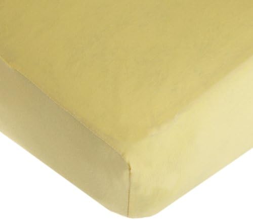 American Baby CompanySupreme 100% Natural Cotton Jersey Knit Fitted Crib Sheet for Standard Crib and Toddler Mattresses, Maize, Soft Breathable, for Boys and Girls