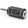 Cablepelado - Adattatore audio stereo con jack da 3,5 mm femmina a jack da 2,5 mm maschio, colore nero