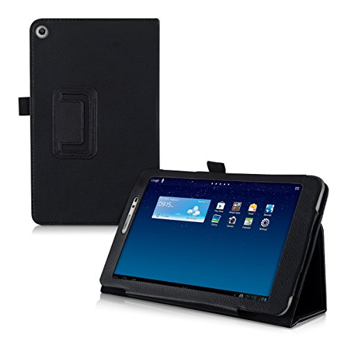 kwmobile Hülle für MediaPad T1 8.0 / Honor T1 - Tabletcover Slim Case Tablet Schutzhülle - Smart Cover Tabletcase Schwarz