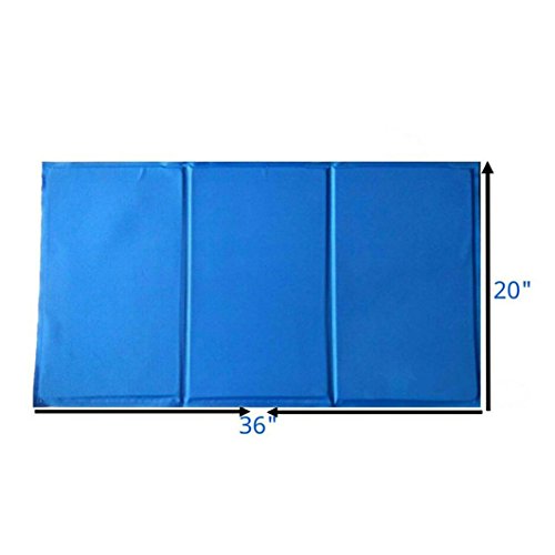 Lauva Dog Cool Mat, Cani Tappetino di Raffreddamento Gel Pads Pet Cat