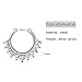 Sasairy 2 Pieces Nose Ring Hoop Stainless Cartilage Non Piercing Gold Clicker Gem Piercing Body Jewelry, Sliver