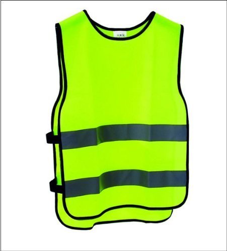 M-Wave Reflex Warnweste EN1150 + EN 471 Gr. S bis XXL Neongelb - 01199907 (M-L)