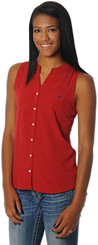 NCAA Arkansas Razorbacks Women's Tunic Tank Top, Medium, Crimson