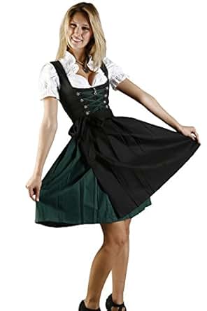 Trachtenpoint Dirndl F6033 mit Bluse und Schürze 3 teilig