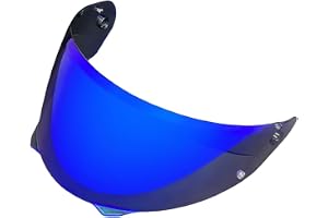 Motorcykel YOURNAME HJ33 Skydd for HJC I90, i91 Ansiktsskydd UV-skyddad Visera Casco Moto (Silver - for Dagtid)(Deep Blue-for