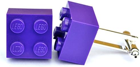 LEGO ® Brick Cufflinks (PURPLE) Wedding, Groom, Mens Gift
