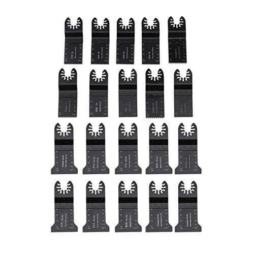 Preisvergleich Produktbild Redstrong 20pcs Multimaster Sägeblatt Oscillating Rotary Multitool Holz Schneiden Schleifen Schleifen Set für Abbrucharbeiten Sanitär
