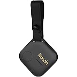 Nutale Pro Trova Oggetti - 1PCS Nero Key Finder Localizzatore di oggetti Bluetooth Tracker con portachiavi per Chiave, portaf
