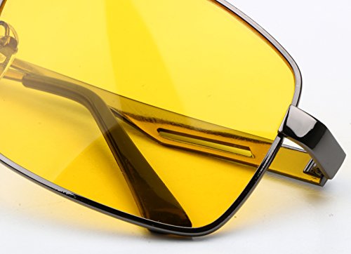 TRIXES Brille mit UV-Schutz und Antireflexbeschichtung für Tag und Nacht für mehr Sicherheit beim Fahren und mehr Komfort - 5