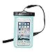 Produktbild Wasserdichte Schutzhülle Universal – ganuzuo IPX8 Handy Dry Bag Tasche für iPhone 6S, 6, 6 Plus, 7, 5S, Samsung Galaxy S6, S7, Note 5 4, HTC LG Sony Nokia Motorola bis 15,2 cm Diagonal.