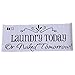 Produktbild TOOGOO Laundry Today or Naked Tomorrow" abnehmbare Wandaufkleber Vinyl Aufkleber Zuhause Zimmer Decor