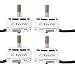 Produktbild DroneAcc 4PCS RV2306 2400KV Brushless Motor Outrunner 2-5S Lipo CW CCW RC FPV Grüner Motor für 200-300 Racing Qaudcopter Drone wie QAV210 X220 QAV250 etc … (RV2306 2650KV (White)))
