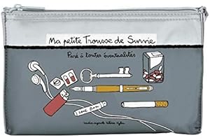 OFFICEWORLD Derrière La Porte DLP : Trousse de Rangement à Bazar - Survie - Gris Valérie Nylin