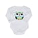 Amison Newborn Baby Sets Three-Piece Unisex Climbing Clothes Baby Rompers (80, Green)