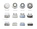 Replacement Brush Head Sonic Radiance for Clarisonic MIA & MIA 2, PRO, PLUS Facial Cleansers (4-Pack)