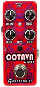 Pigtronix OctavaMicro - Red Octave Fuzz Guitar Effect Pedal