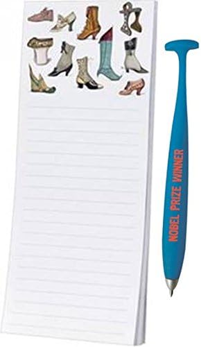 'Magnetic Notepad "Shoes/Includes Magnetic Ballpoint Pen – Turquoise