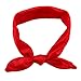 Produktbild Delicacydex European American Fashion Solid Color Bowknot Baby Kinder Stirnband Elastische Neugeborenes Baby Mädchen Stirnband Haarschmuck - Rot