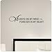 Produktbild Wandaufkleber Wall Sticker quotes Always on my mind forever in my heart Wall Decal Sticker Art Mural Home Decor Quote