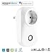 Produktbild Smart Steckdose Mini wlan Steckdose Ablue WiFi Stecker, funktioniert mit Alexa Echo & Google Assistant, kein Hub Erforderlich Timing Funktion Fernbedienung Ihrer Geräte von überall