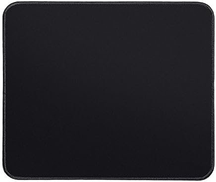 Hongtai Gaming Mouse Mat Pad, 320x270x3mm,Cloth, Non-Slip Rubber Base, Laser &amp; Optical Mouse Compatible - Black