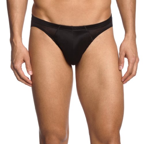 Hanro - Lencería Mini para Hombre, Talla 48, Color Negro 199