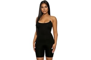TTPSRY Mono de Mujer Corto en General Mono Corto Elegante Sin Mangas Correa de Espagueti Casual Jumpsuit