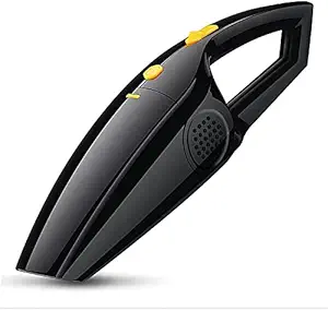 WARDROBEVILLA Portable and High Power Plastic 12V Car Vacuum Cleaner 4500PA Stronger Suction for Car Vacuum Cleaner Wet and Dry, Vacuum Cleaner Car, Car Vaccums Cleaner+ (Black)