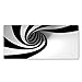 Produktbild Gaming Mauspad 90*30Cm Schwarzweiß Whirlpool Kunst Mauspad Hd Druck Gut Waschbar Mousepad Spiel Spieler Mat Gaming Art Mauspad