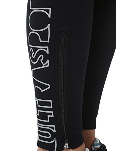 Ultrasport Damen Laufhose Ultra Visible Heartbeat, sicher und bequem mit Reflektor-Vollprints - 6