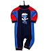 Bright Bots Australian 3/6m Baby Boys Sunsuit Sun Protection UPF50+ Long L/S - Navy
