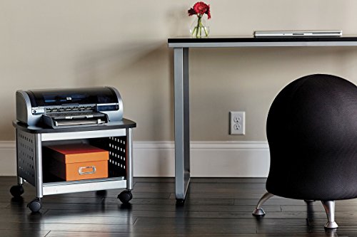Safco Scoot Under Desk Stand for Printer - Black