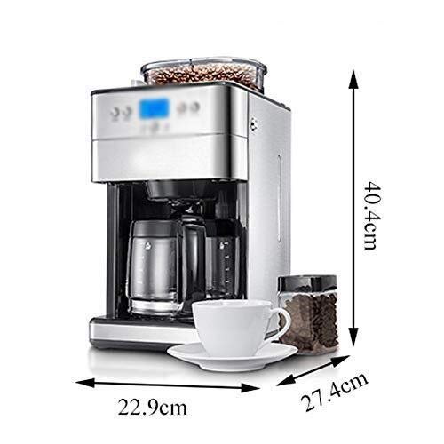 Praktisch-Amerikanische-kaffeemaschine-vollautomatische-kaffeemaschine-mhle-tropfkaffeemaschine-hause-kaffeemaschine-filter-kaffeemaschine-229mm-times274-mm-times404mm-Silber-Farbe-Silber