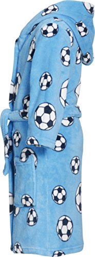 Playshoes Jungen Fleece-Bademantel Fußball - 3