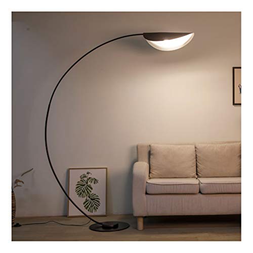 Preisvergleich Produktbild Moderne LED Stehleuchte, einfache nordische Wohnzimmer Augensteuerung Fernbedienung Sofa Villa Stehleuchte SUA ONG (Farbe : SCHWARZ-Remote control)