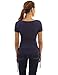PattyBoutik Mama Cowl Neck Short Sleeve Drawstring Tunic Maternity Knit Top, Size XL
