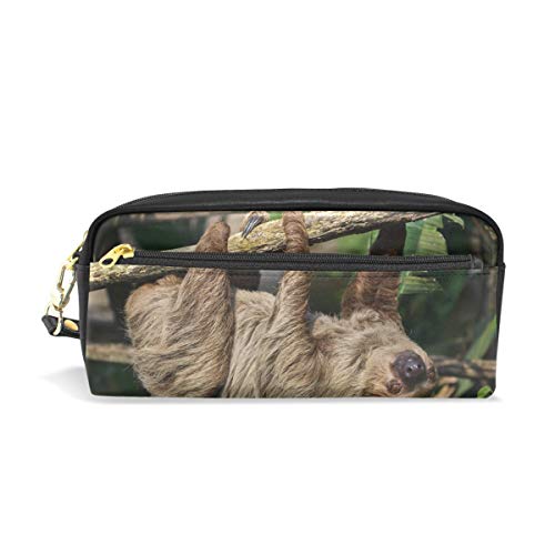 Sloth Pencil Pounch Case Pen Bag Zipper Boy Girl Teen Women College School Writing Supply