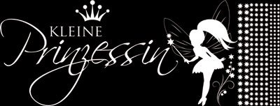 Wandtattoo Aufkleber Wandaufkleber für Kinderzimmer Spruch Kleine Prinzessin Fee (150x57cm//010 weiss)