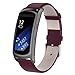 Produktbild Javpoo Zubehör Armbänder kompatibel Samsung Getriebe Fit 2 / Fit 2 Pro, weichem Leder Sport Watch Band Gurt Ersatz Bands kompatibel Samsung Gear Fit 2 / Fit 2 Pro